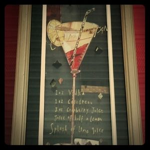 Cosmopolitan Shadow Box layered picture